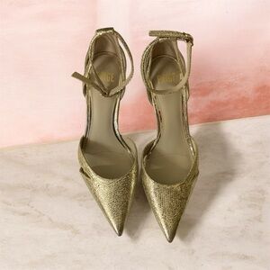 PAIGE Metallic Gold Women's Heels